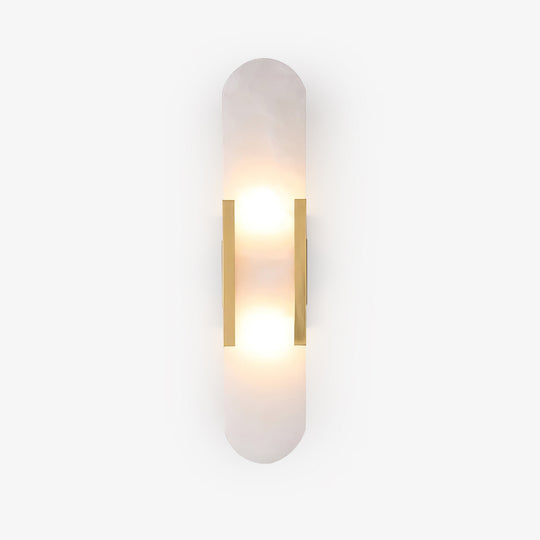 Elongated Alabaster Wall Lamp